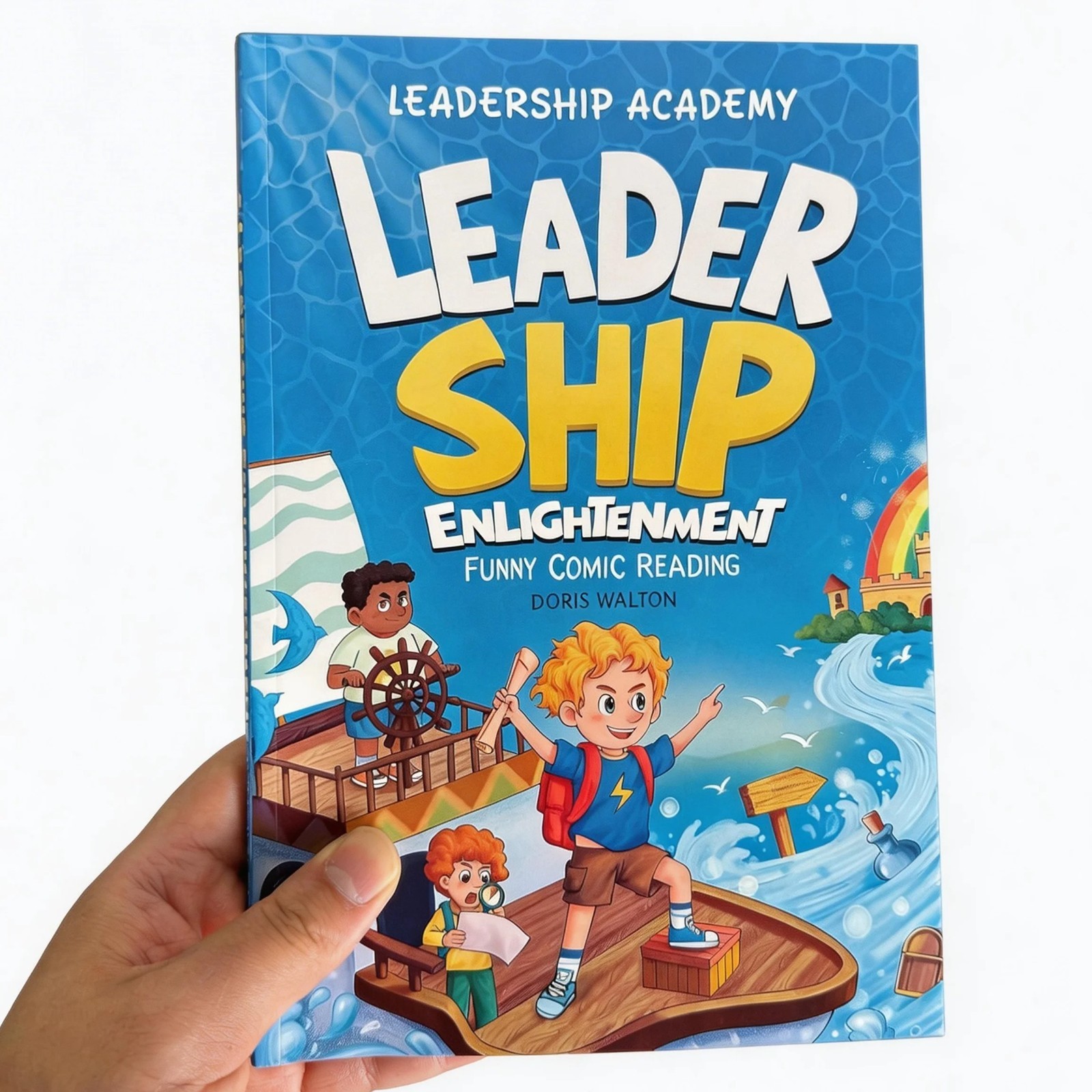 Leadership Academy Enlightenment Funny Comic Reading Book Motivational Humor