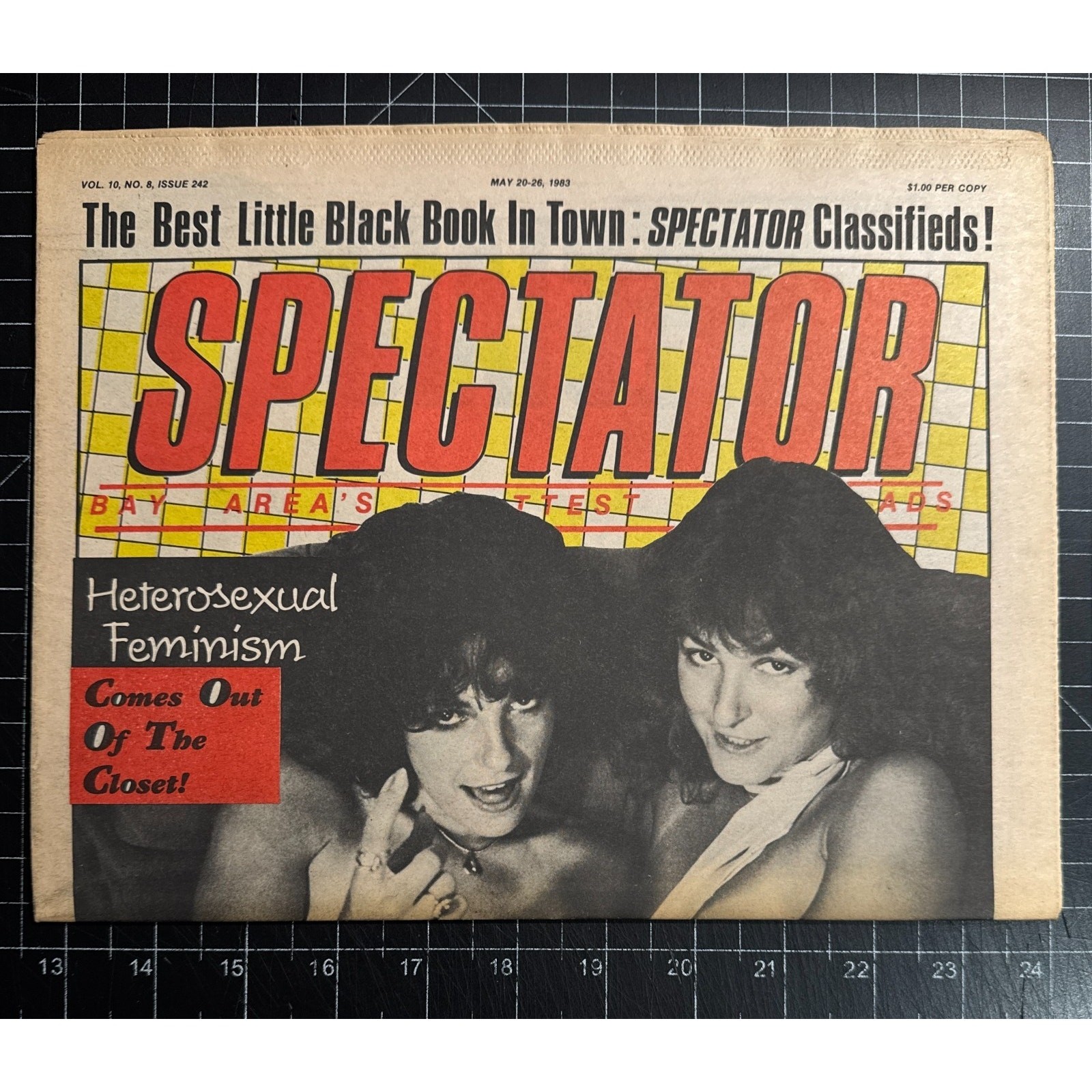 The Spectator v10n8 Issue 242 Uncirculated Bay Area Newsprint VG+ 5/20/1983 RARE
