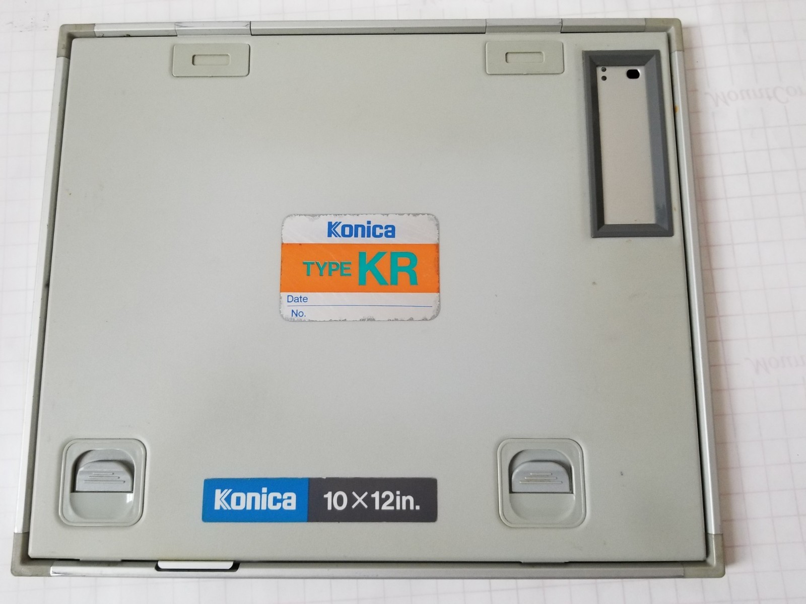 Konica Type KR 12″ x 10″ X-Ray Film Cassette. VG Condition