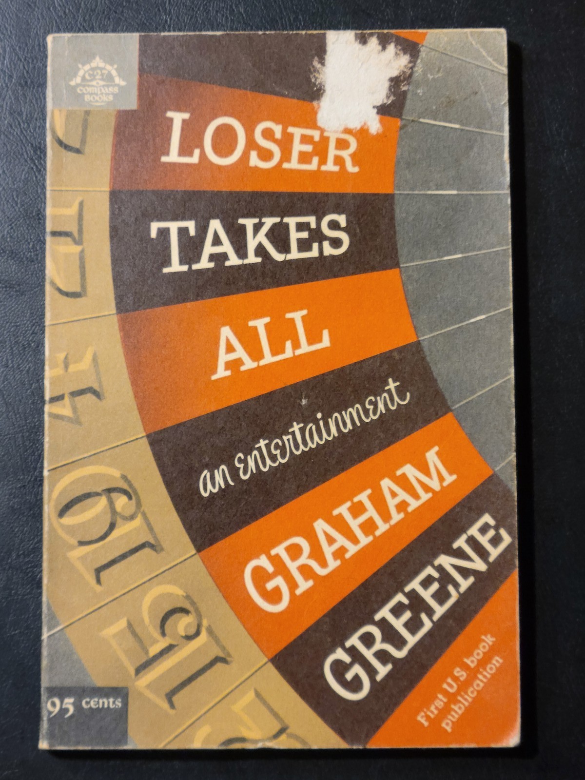 Loser Takes All by Graham Greene 1959 Compass Books 2nd Printing 1st US Ed PB