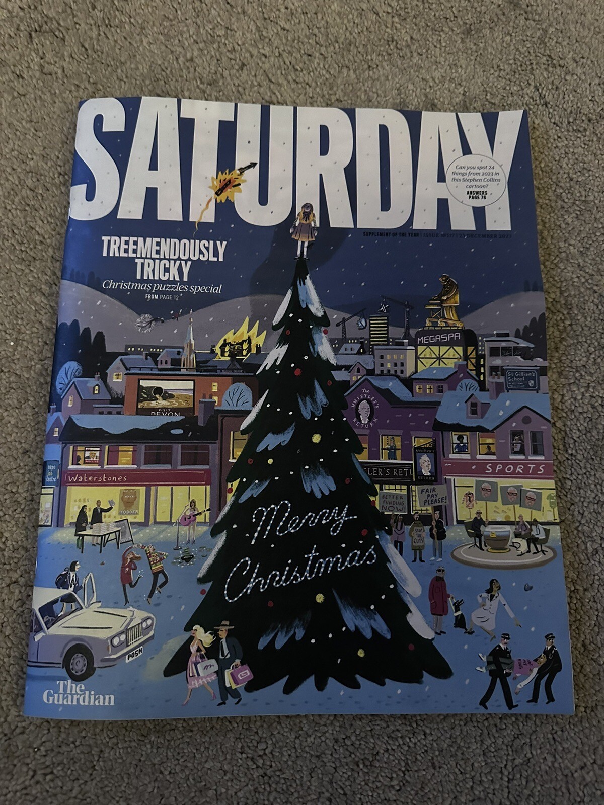 Saturday Guardian Magazine 23rd December 2023 23/12/23 Christmas Puzzles Special