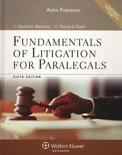 Fundamentals of Litigation for Paralegals – Hardcover – GOOD