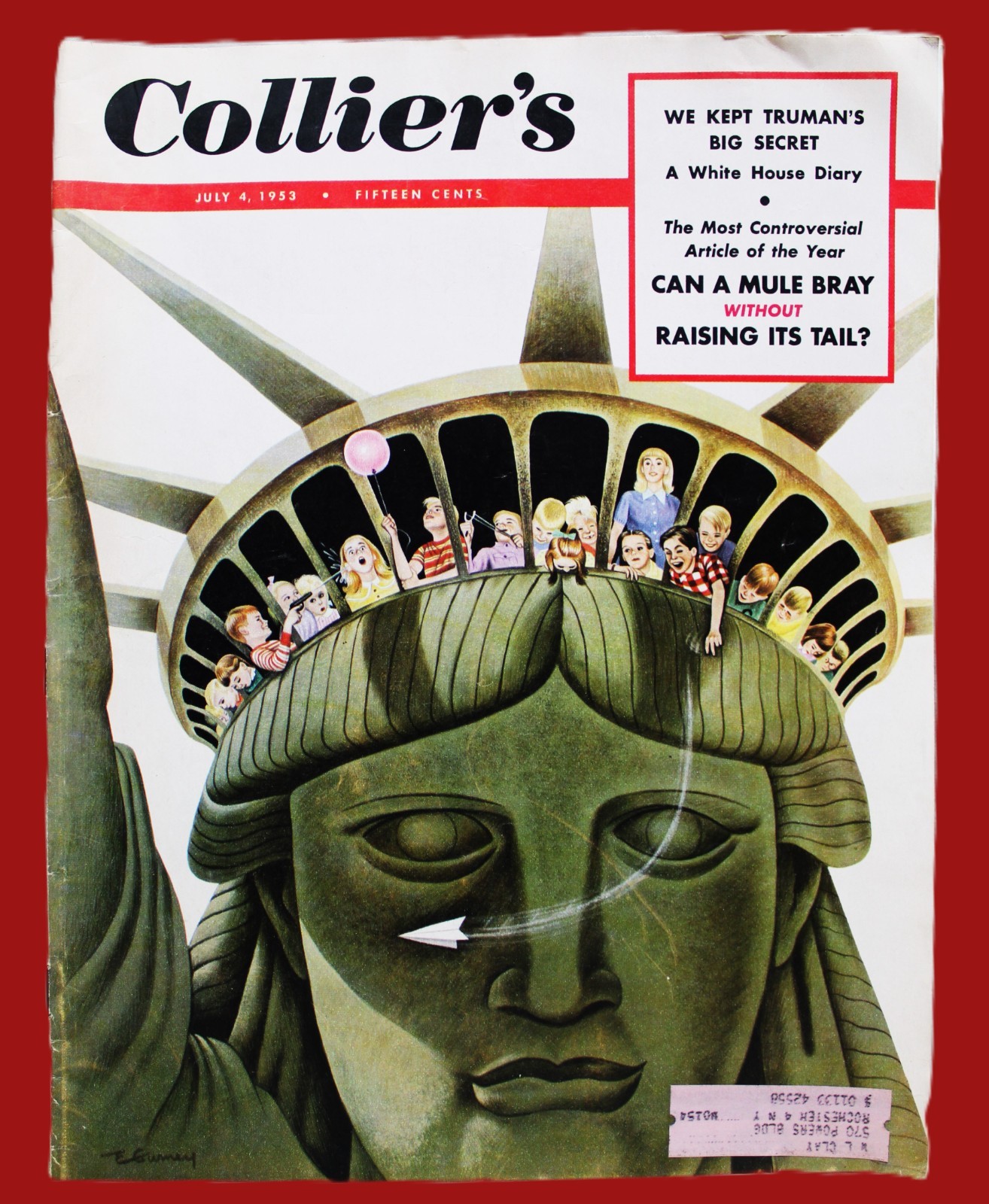 COLLIER’S MAGAZINE 4 JULY 1953 NEWS & FICTION – GENERAL INTEREST CURRENT EVENTS