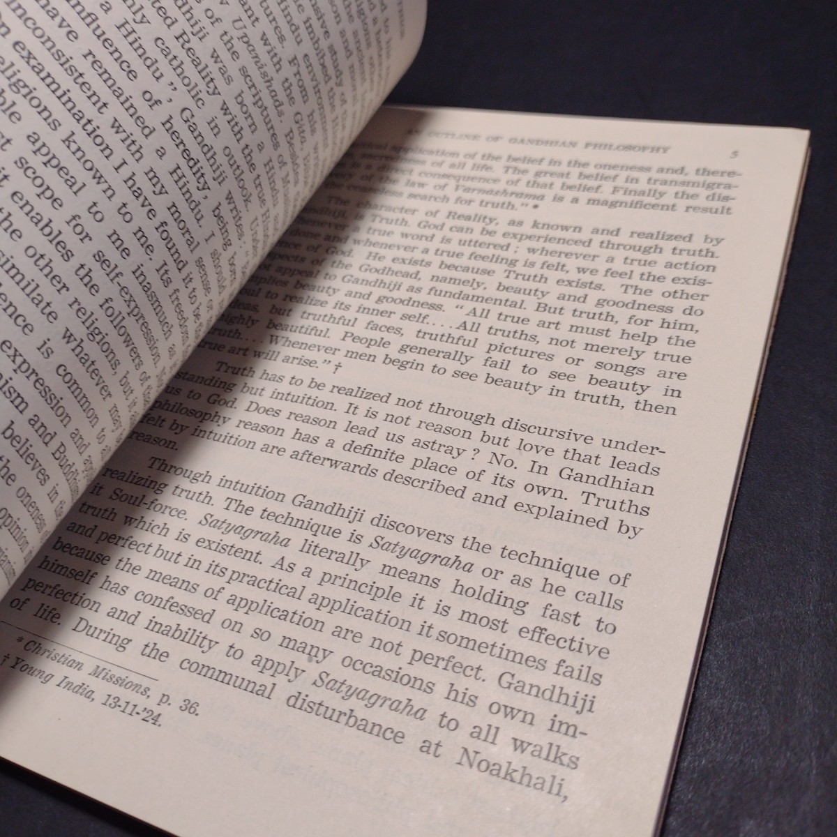 Gandhian Ethics by Benoy Gopal Ray, 1958 Paperback Reprint, Navajivan Publishing