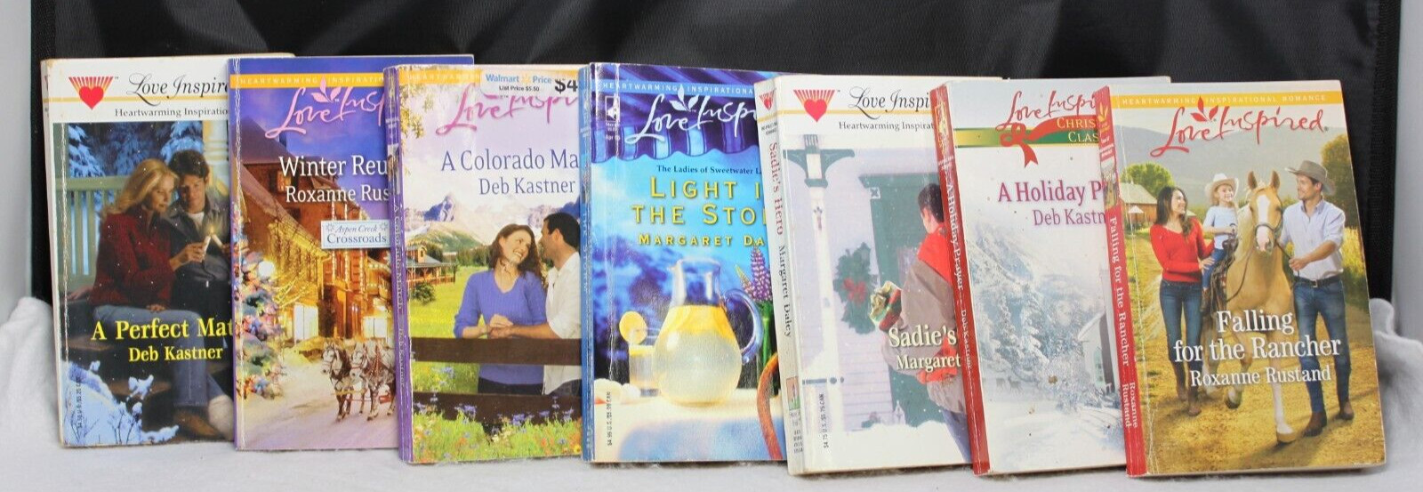 Lot of 7 Love Inspired Harlequin Christian Romance Books A Holiday Prayer Sadie’