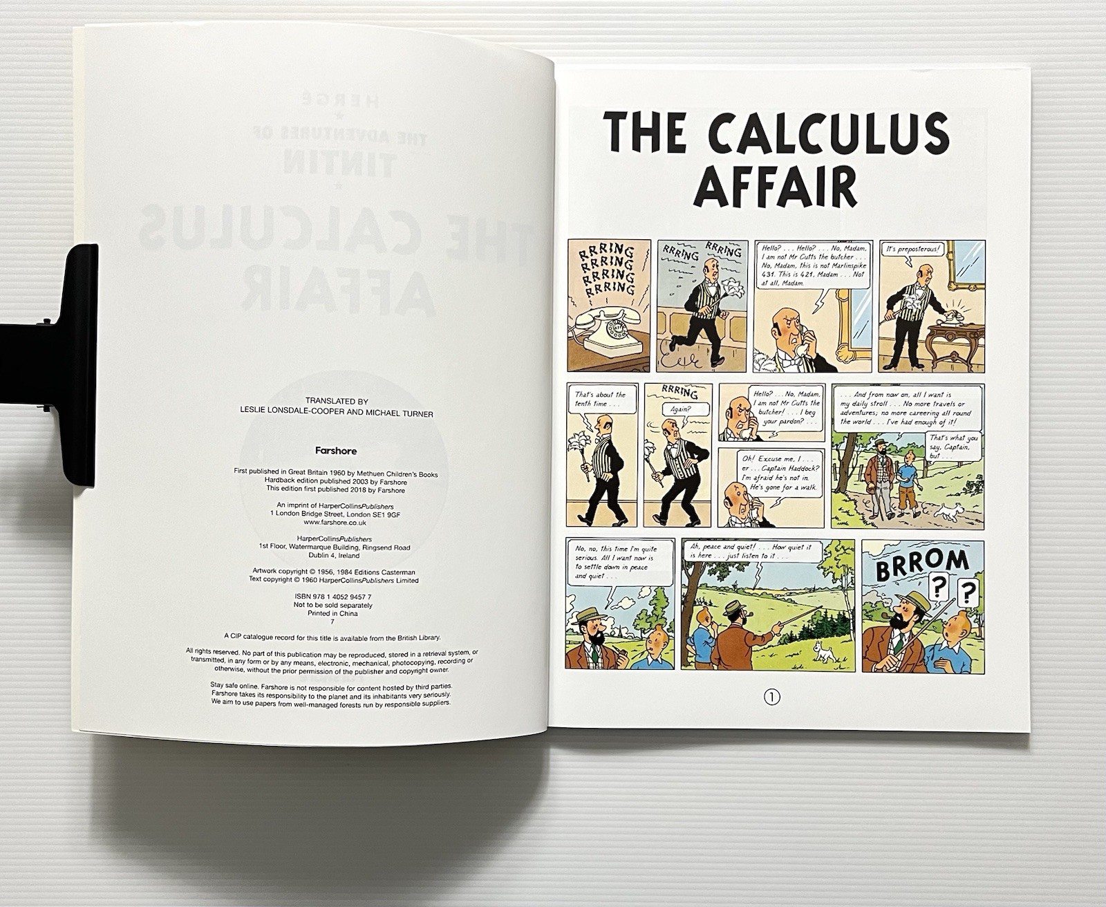 The Adventures of Tintin: The Calculus Affair by Herge Comics Series PB 2018