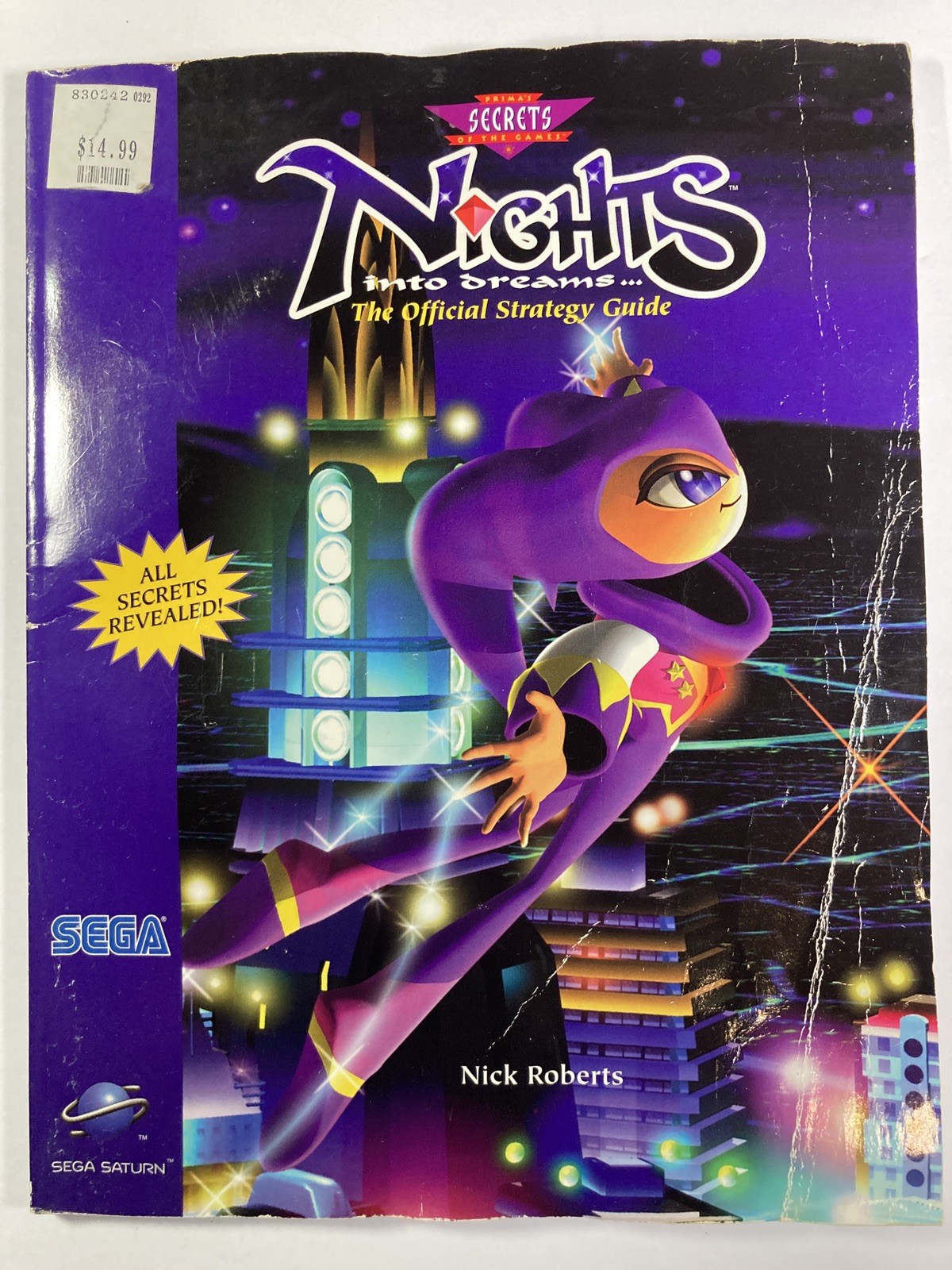 PRIMA NIGHTS INTO DREAMS OFFICIAL STRATEGY GUIDE – SEGA SATURN GAME GUIDE BOOK