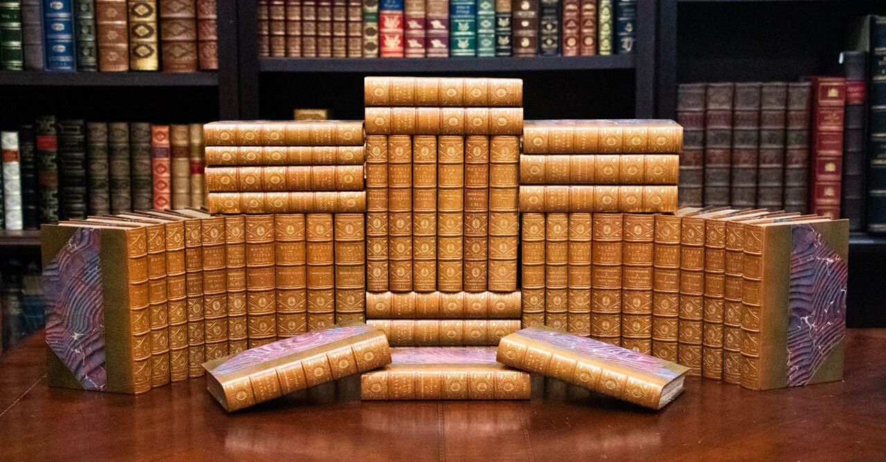 1893 The Works of Victor Hugo Les Miserables Limited Edition Fine Leather Bound