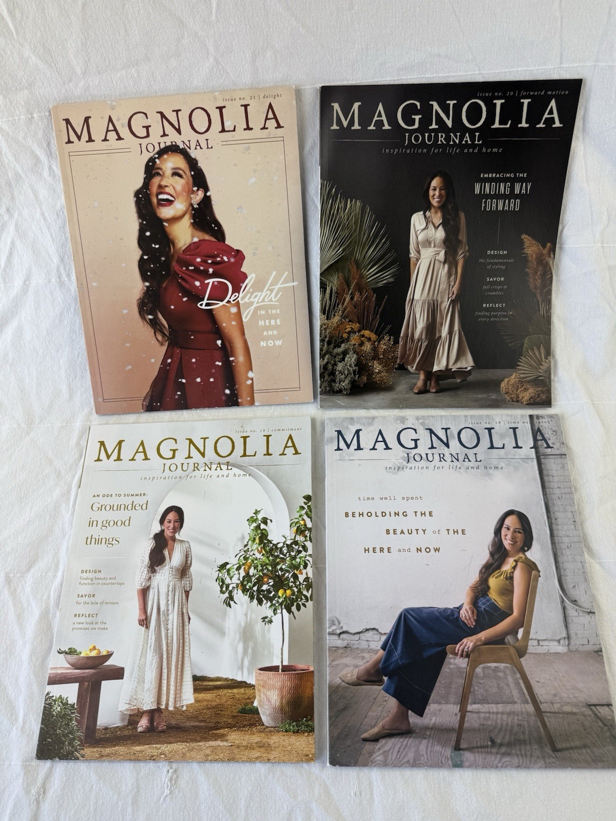 The Magnolia Journal Magazine Lot of 4 – 2021 full year run Issues 18 19 20 21
