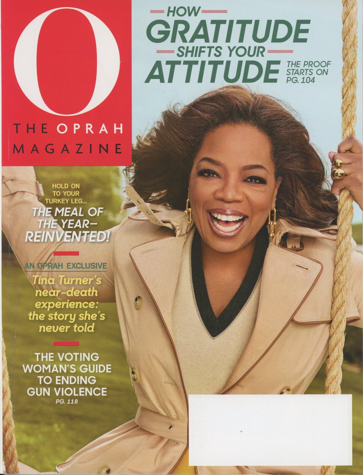 O, The Oprah Magazine – November 2018 / The Gratitude Attitude / 138 Pages