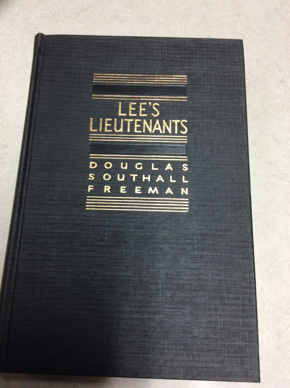 CIVIL WAR/FIRST ED SET – LEE’S LIEUTENANTS, DOUGLAS FREEMAN 1942,43,44 Very Good