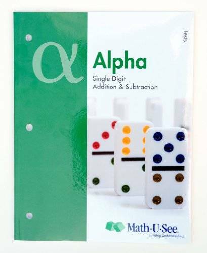Alpha Single-Digit Addition & Subtraction Tests – Paperback – GOOD