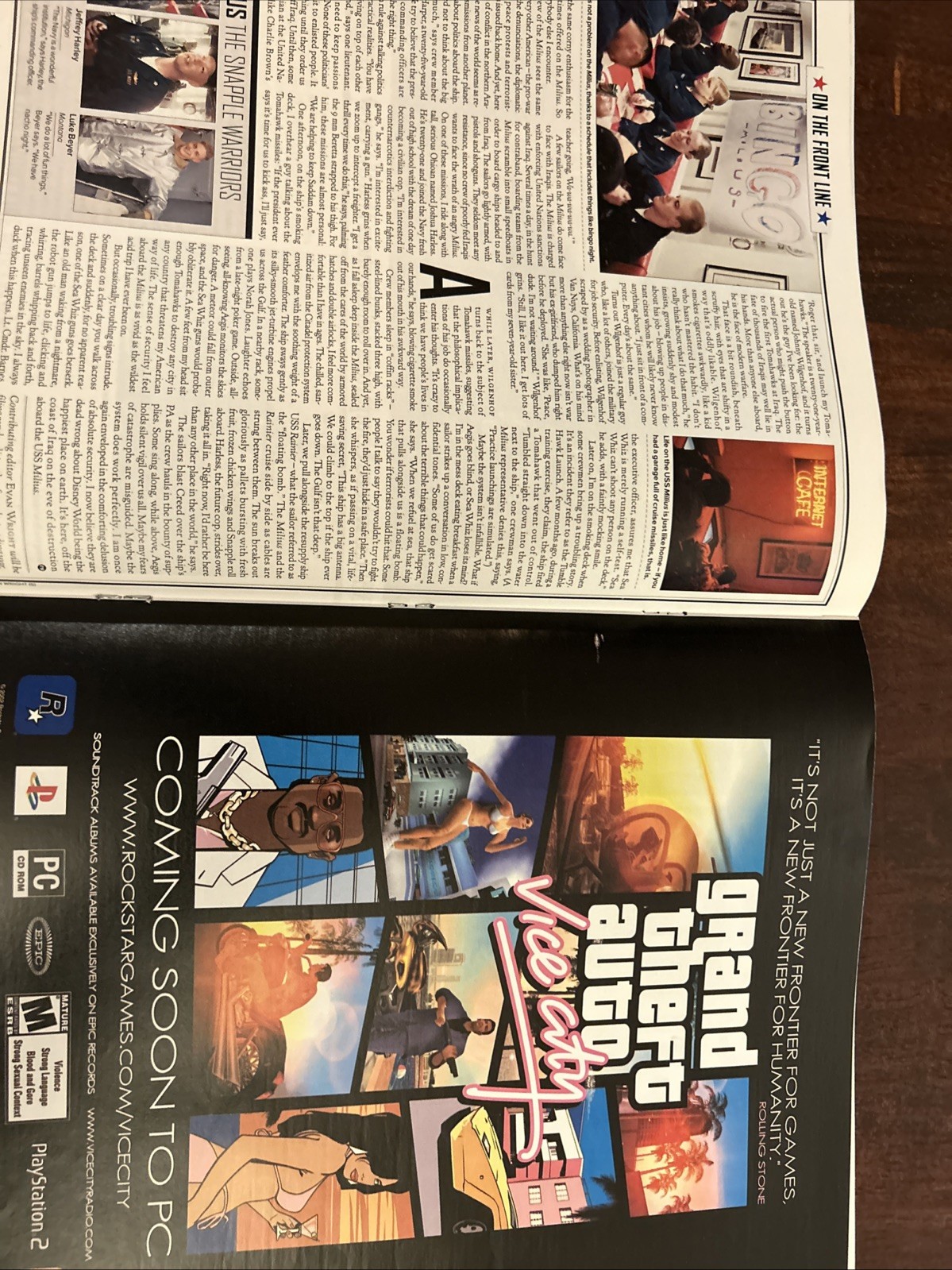 Rolling Stone Magazine 50 Cent Mastering Art Of Violence April 3 2003!