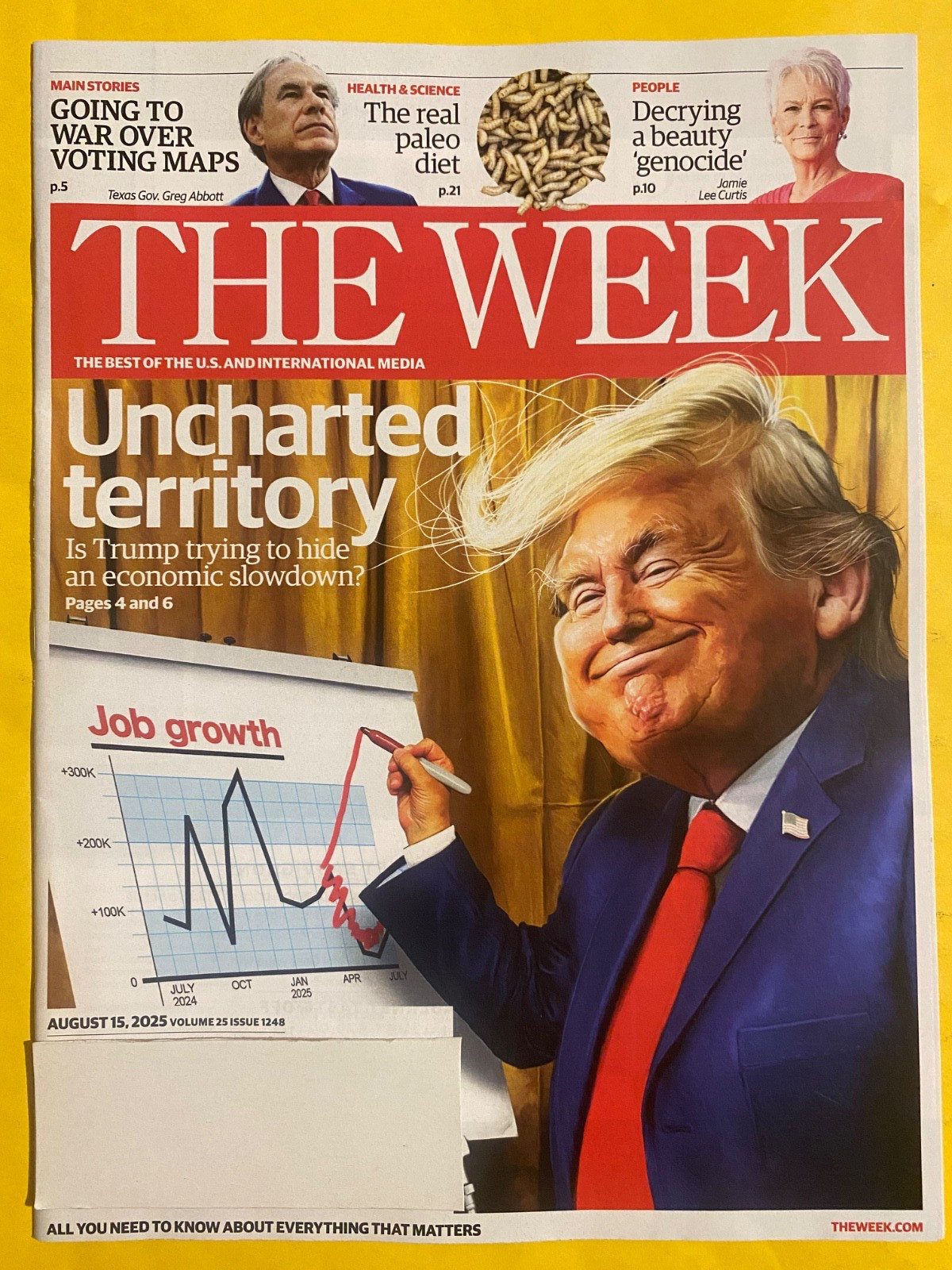 DONALD TRUMP week JAMIE LEE CURTIS greg abbott LONI ANDERSON Sydney Sweeney ELON