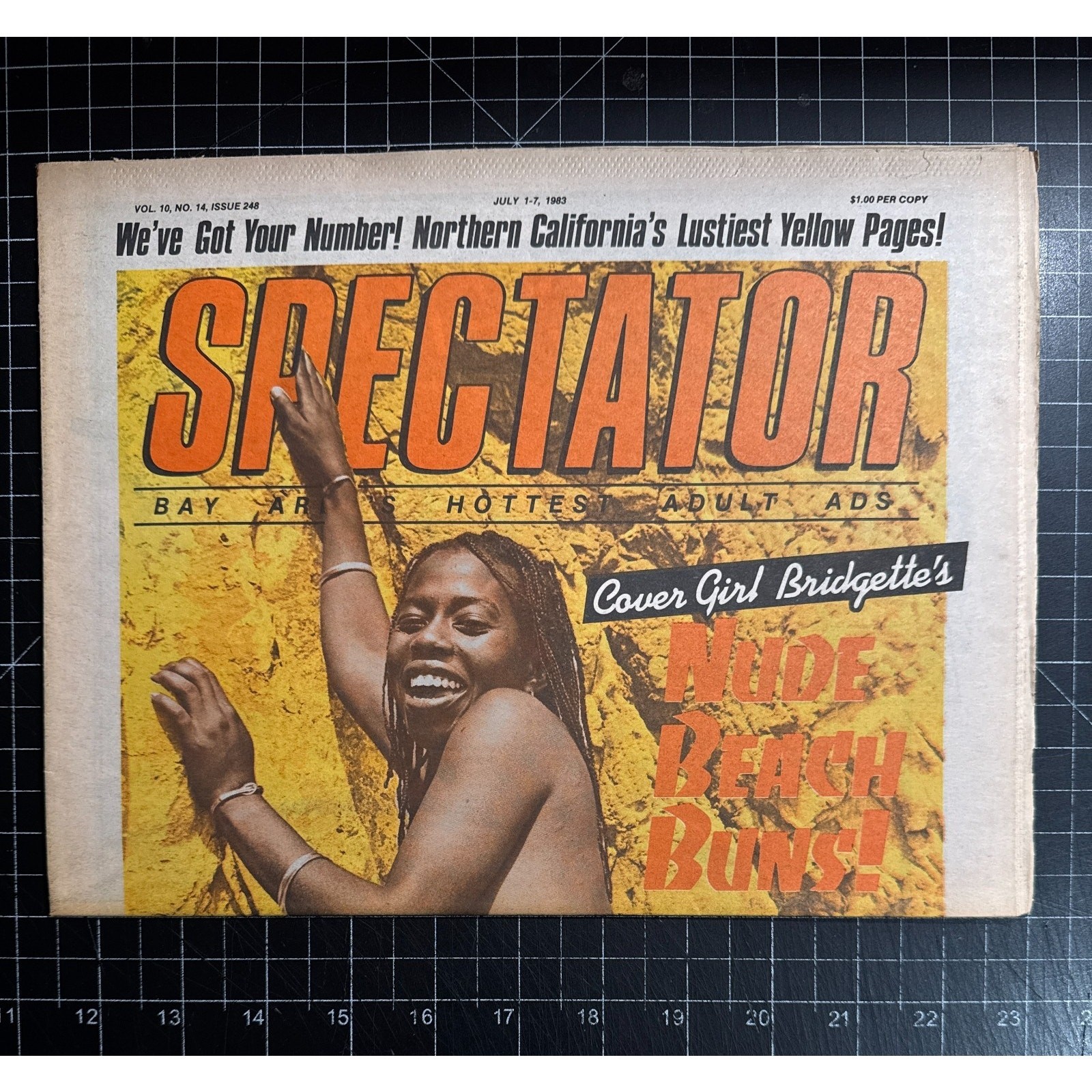 The Spectator v10n14 Issue 248 Uncirculated Bay Area Newsprint VG+ 7/1/83 RARE