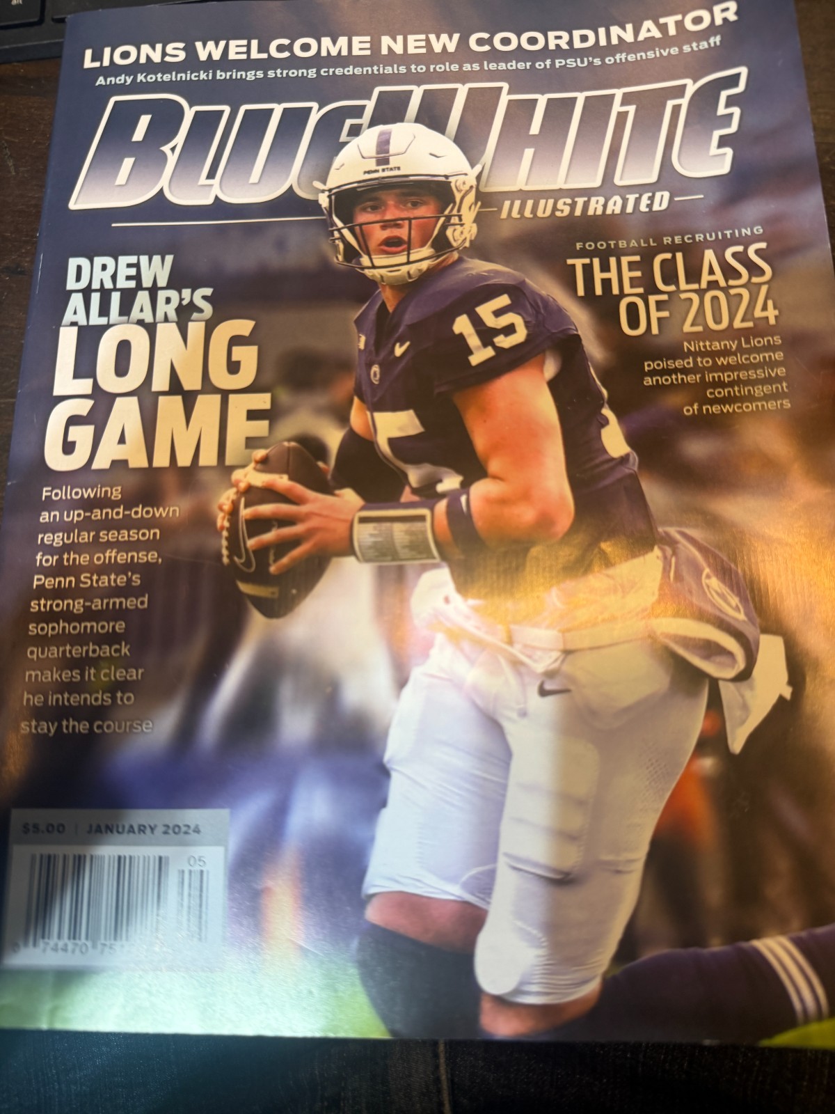 Blue White Illustrated Penn State Football January 2024 (PK 1)