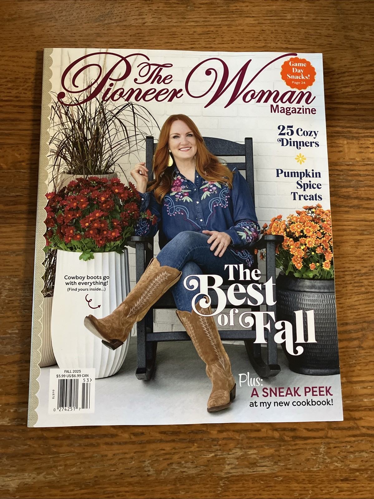 The Pioneer Woman Magazine Fall 2025, The Best of Fall – Free Shipping –