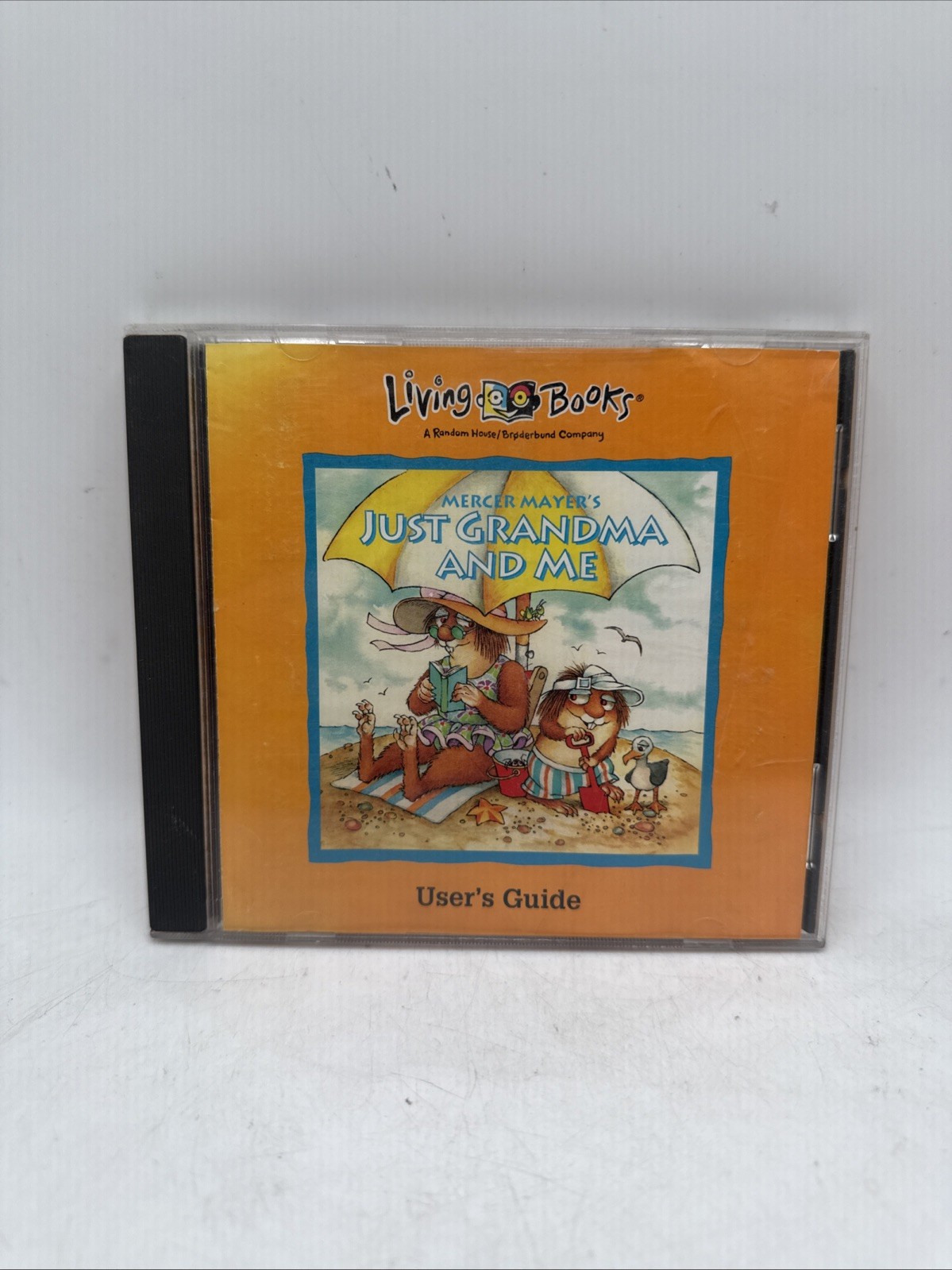 Living Books Mercer Mayer’s Just Grandma and Me Broderbund CD Audiobook CD ROM
