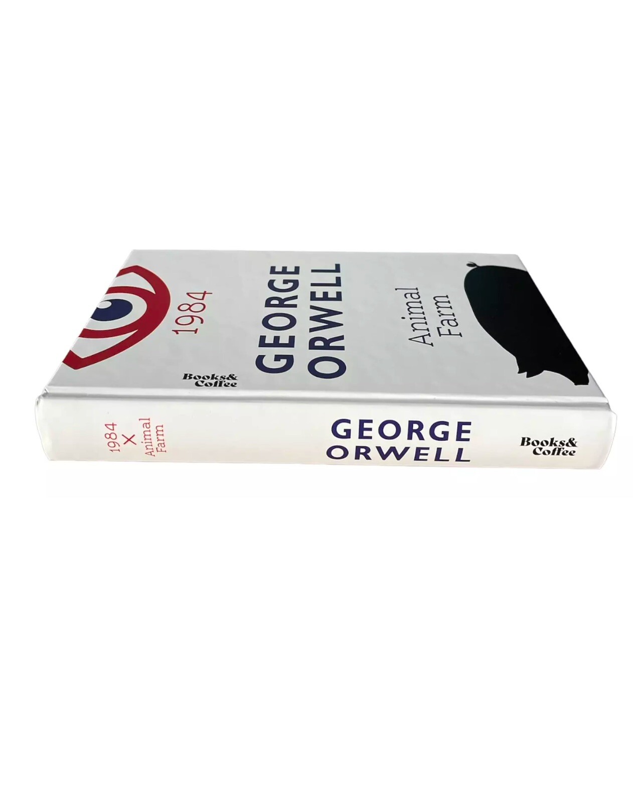 1984 & Animal Farm (2In1) by George Orwell Hardcover Book – Brand New