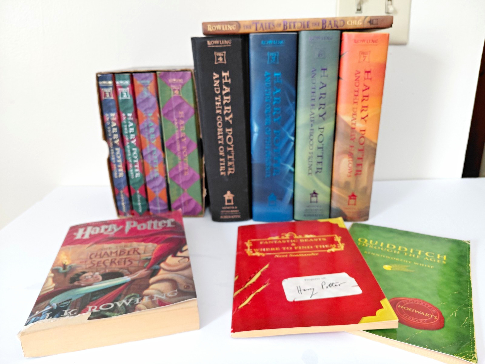 J.K. Rowling Harry Potter Book Collection HC/PB Combination