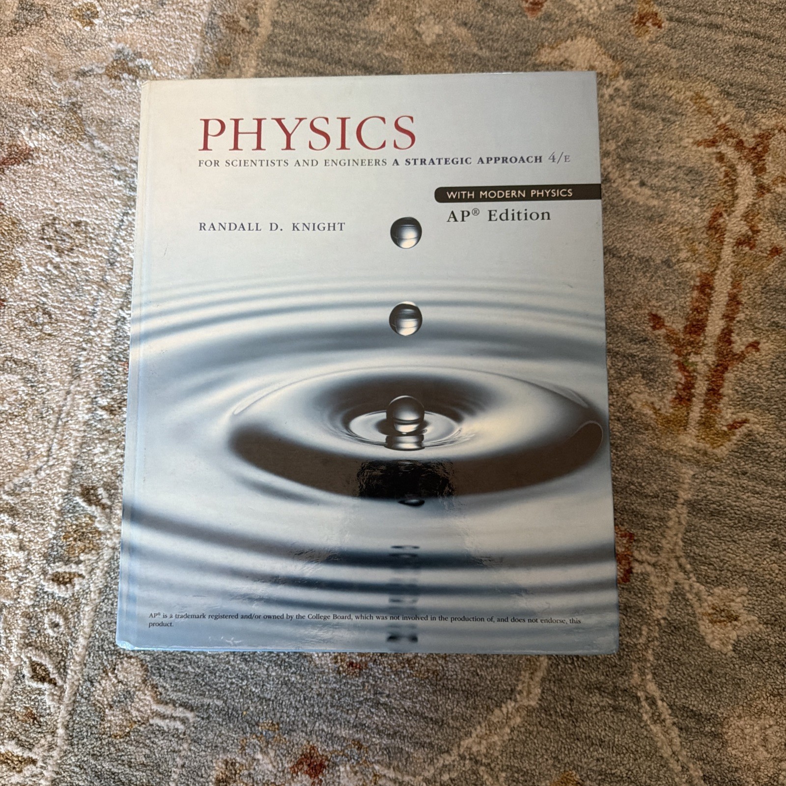 Physics for Scientists and Engineers : A Strategic Approach by Knight Hardcover