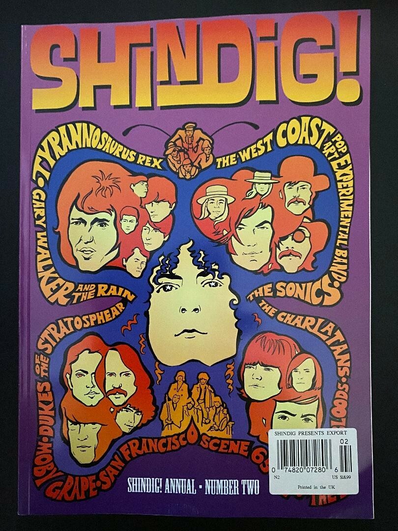 UK SHINDIG Magazine ANNUAL NO. TWO 112 Pages T. REX W Coast Pop Art YOUNGBLOODS