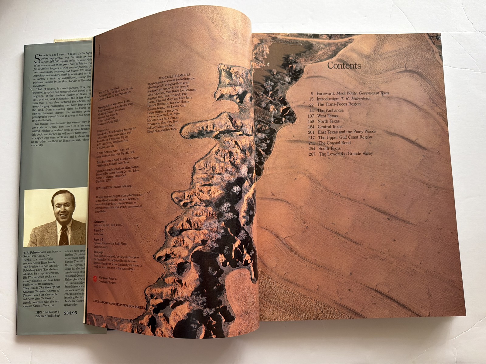 Texas: A Salute from Above, T. R. Fehrenbach, Hardcover, 1985