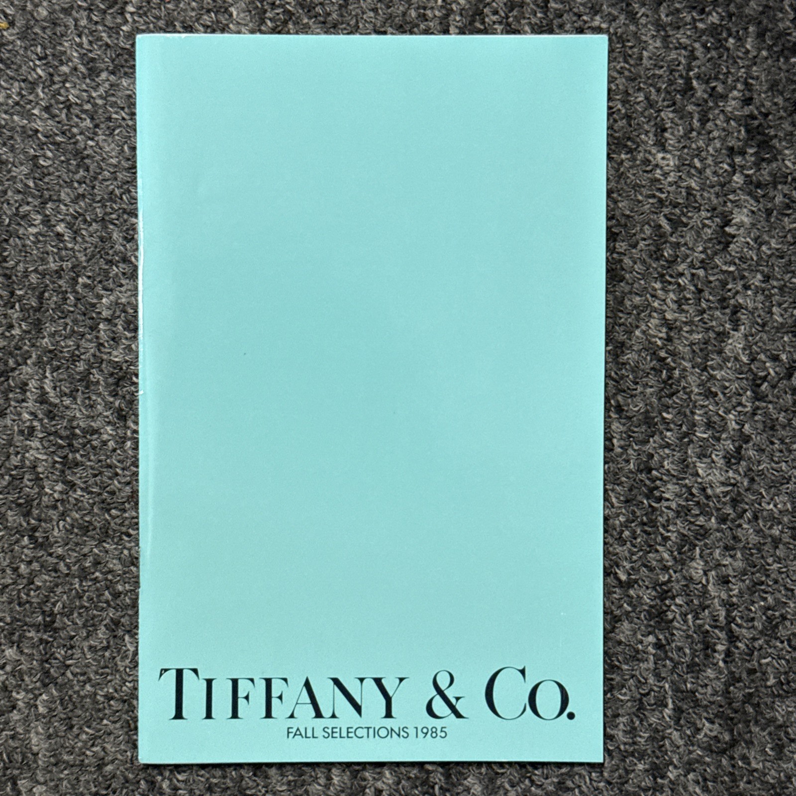 Tiffany & Co. Fall Selections 1985 Vintage Catalog