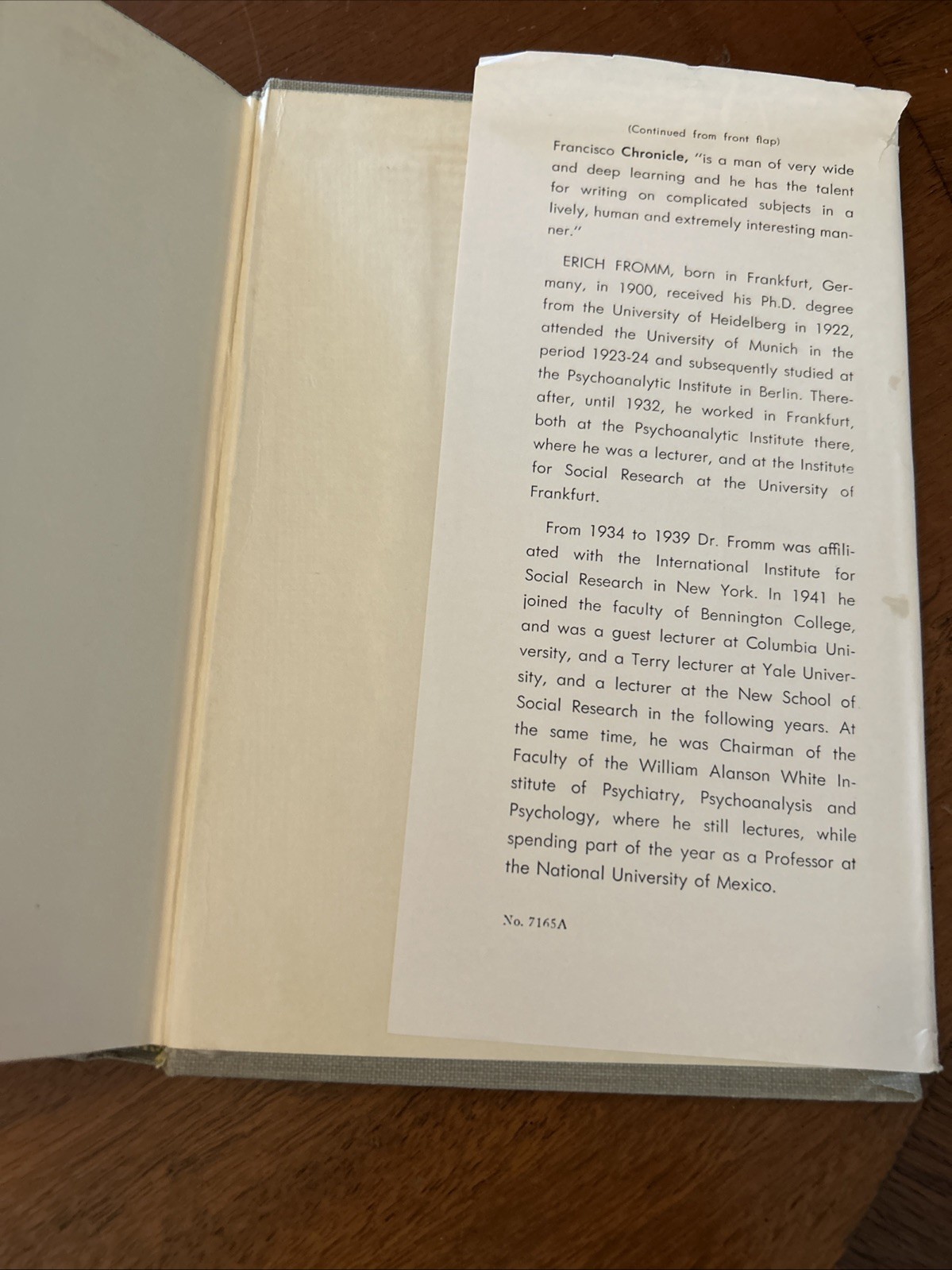 RARE The Art Of Loving Erich Fromm Harper 1st Printing 1956 HCDJ VG