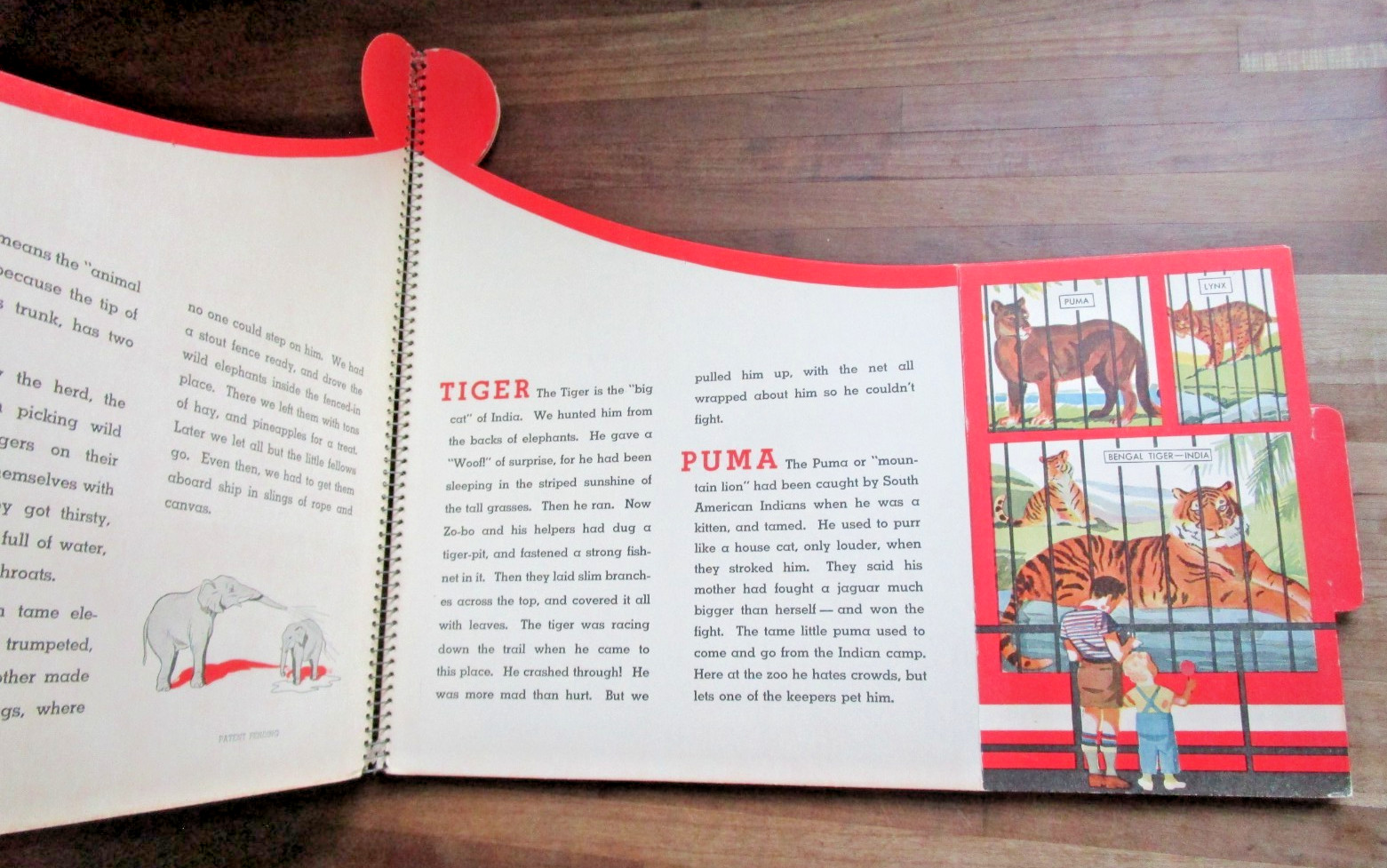 1938 ULTRA RARE Zoo Book-Toy CIRCUS Big Top Tent BRACKER Chaffee CHILDRENS