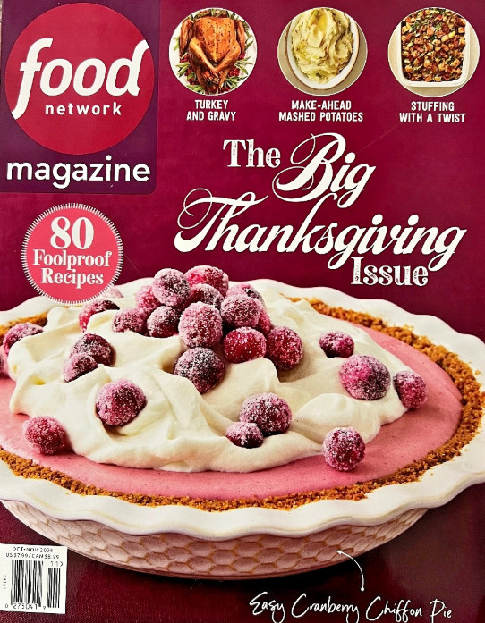 Food Network Magazine November 2025 • “The Big Thanksgiving issue” 80 Recipes