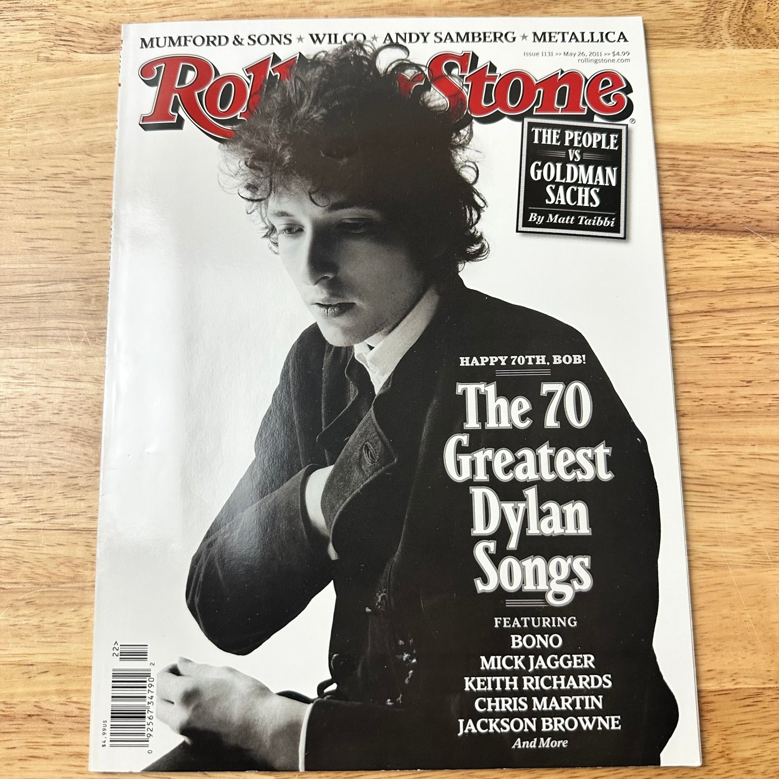 Rolling Stone Magazine May 2011 Issue 1131 Bob Dylan Greatest Songs
