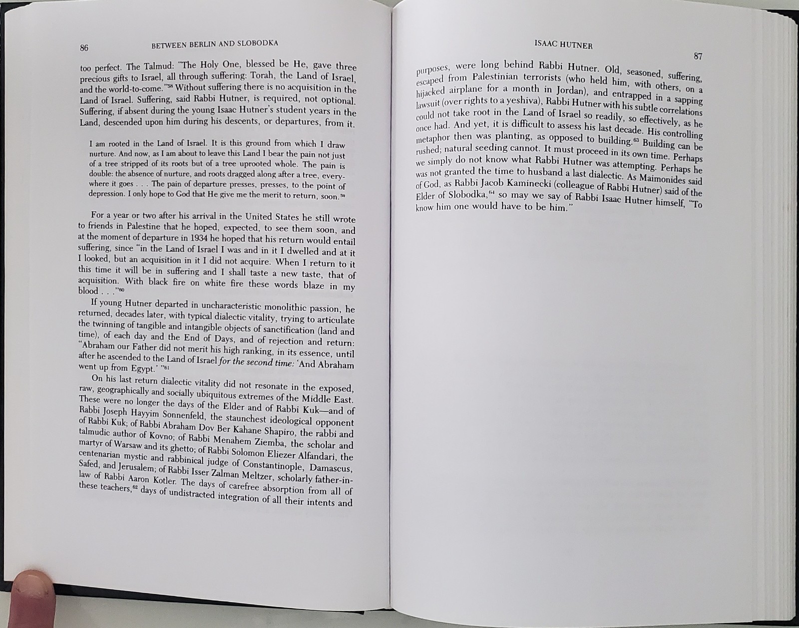 Between Berlin and Slobodka Hillel Goldberg Augmented Edition Hardcover Judaica